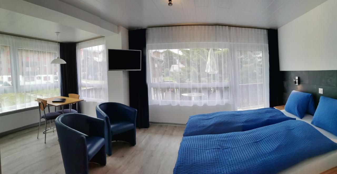 Hotel Alpha Grachen Bagian luar foto